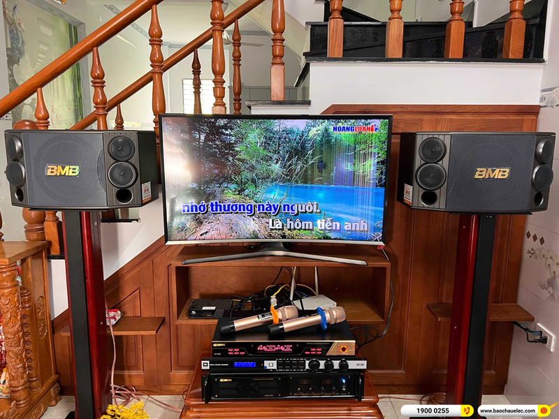 Lắp đặt dàn karaoke BMB gần 41tr cho anh Hiệu ở Bình Dương