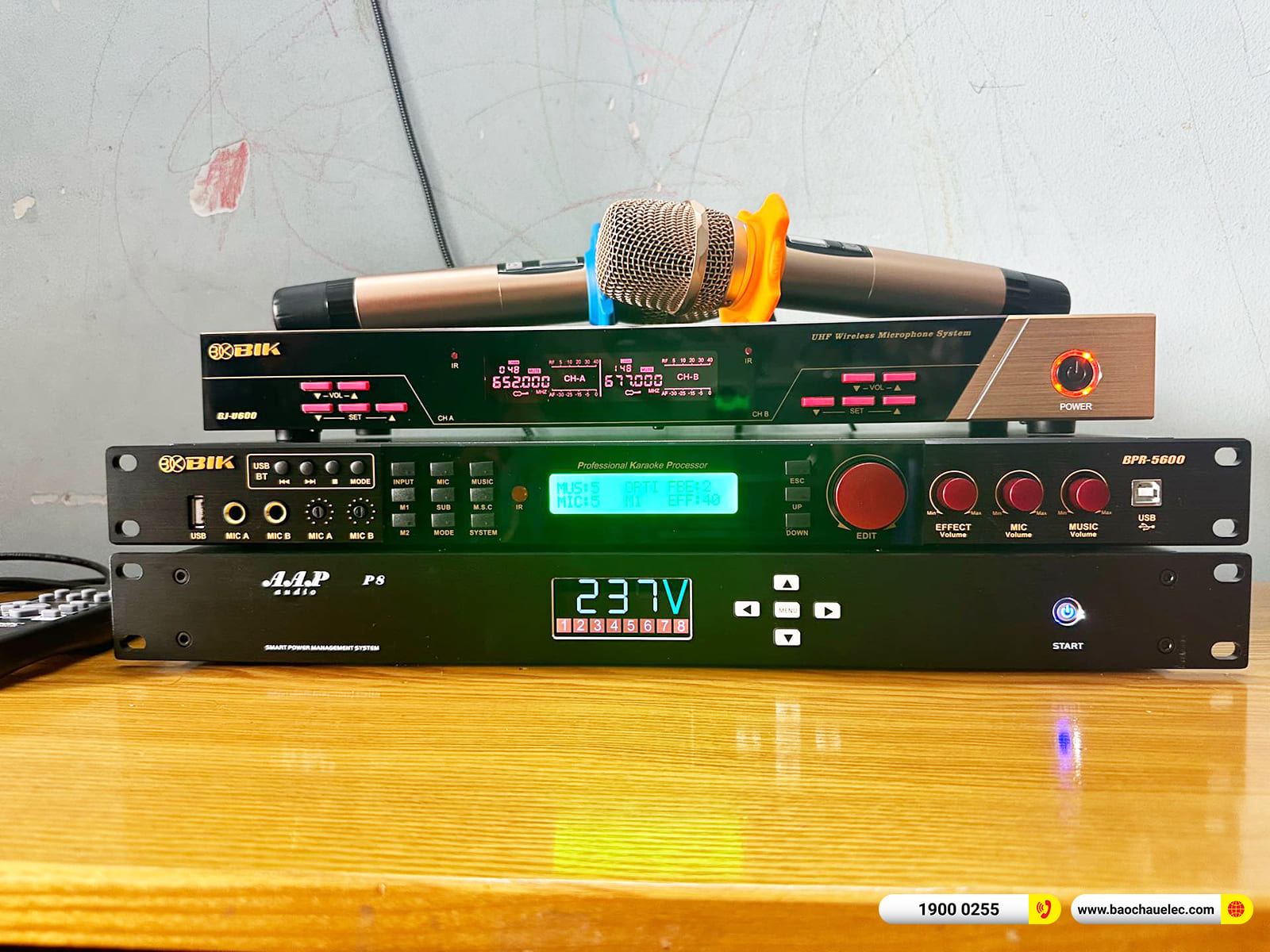 Lắp đặt d&agrave;n karaoke BMB gần 55tr cho anh H&ugrave;ng ở TPHCM