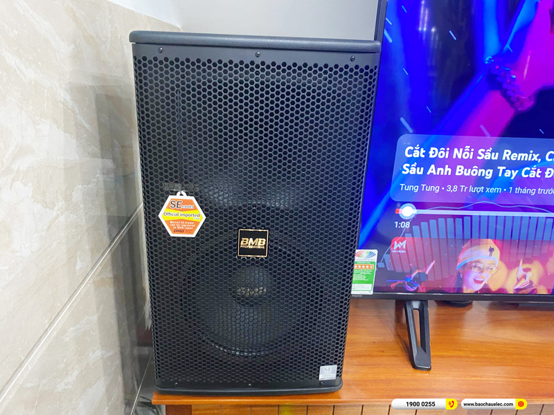 Lắp đặt dàn karaoke BMB hơn 43tr cho anh Mạnh ở TPHCM