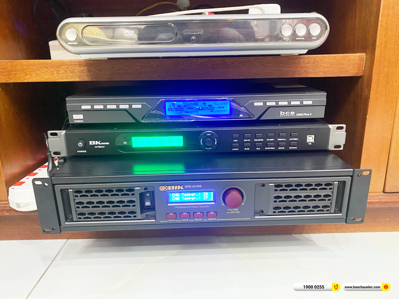 Lắp đặt dàn karaoke BMB hơn 43tr cho anh Mạnh ở TPHCM