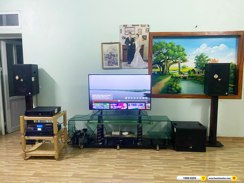 Lắp đặt d&agrave;n karaoke BMB hơn 100tr cho anh Qu&yacute; ở Thanh H&oacute;a