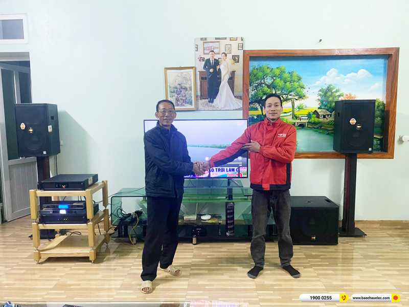 Lắp đặt d&agrave;n karaoke BMB hơn 100tr cho anh Qu&yacute; ở Thanh H&oacute;a 