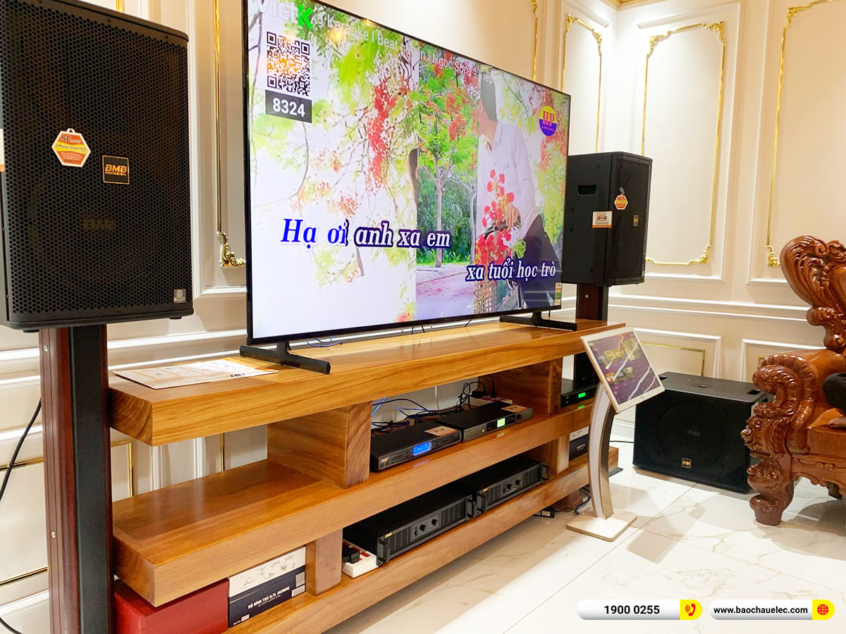 Lắp đặt d&agrave;n karaoke BMB gần 126tr cho anh Qu&yacute; ở TPHCM