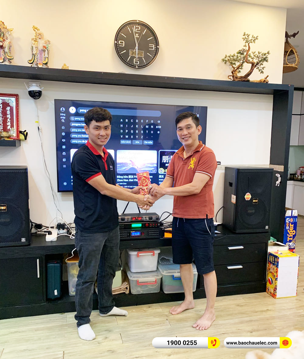 Lắp đặt d&agrave;n karaoke BMB hơn 55tr cho anh Quyền ở TPHCM