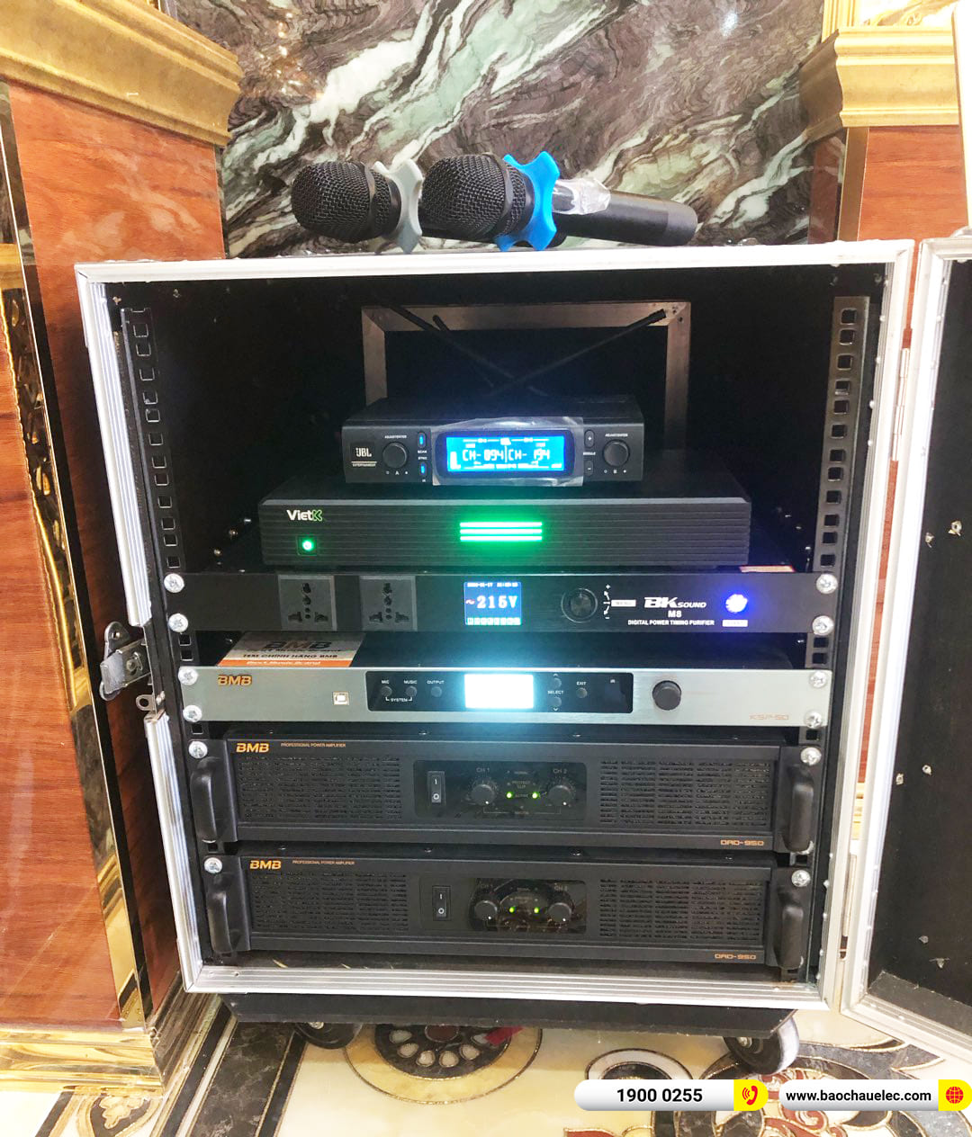 Lắp đặt dàn karaoke BMB hơn 150tr cho anh Tâm ở Bình Dương