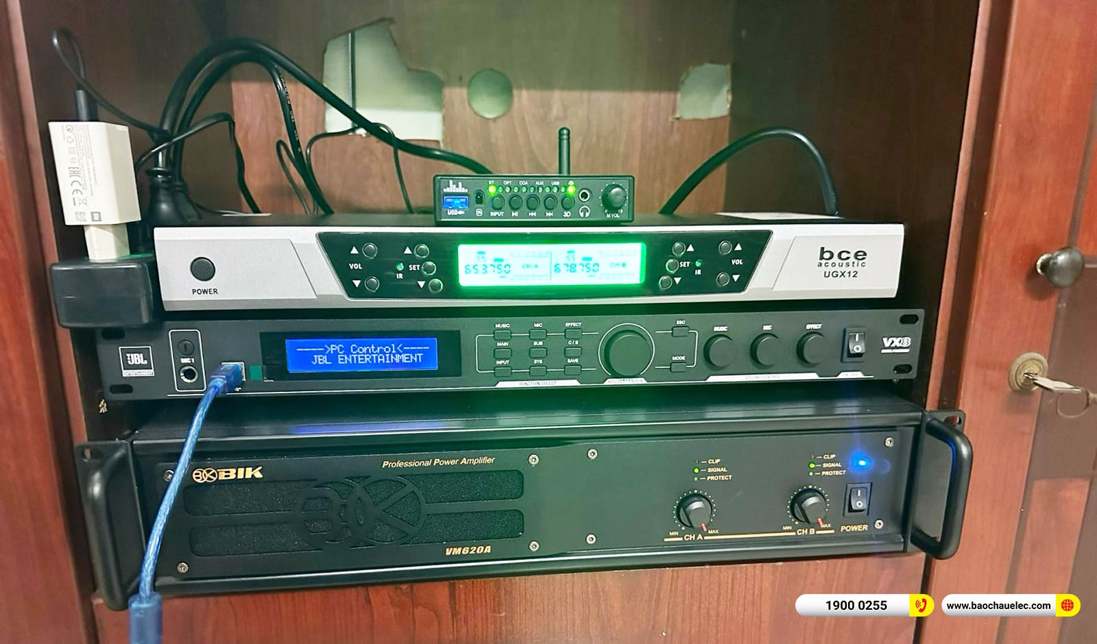 Lắp đặt d&agrave;n karaoke BMB gần 48tr cho anh Thạch ở TPHCM
