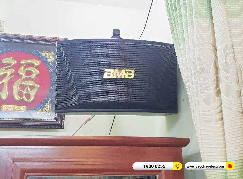 Lắp đặt d&agrave;n karaoke BMB hơn 26tr cho anh Thắng ở TPHCM