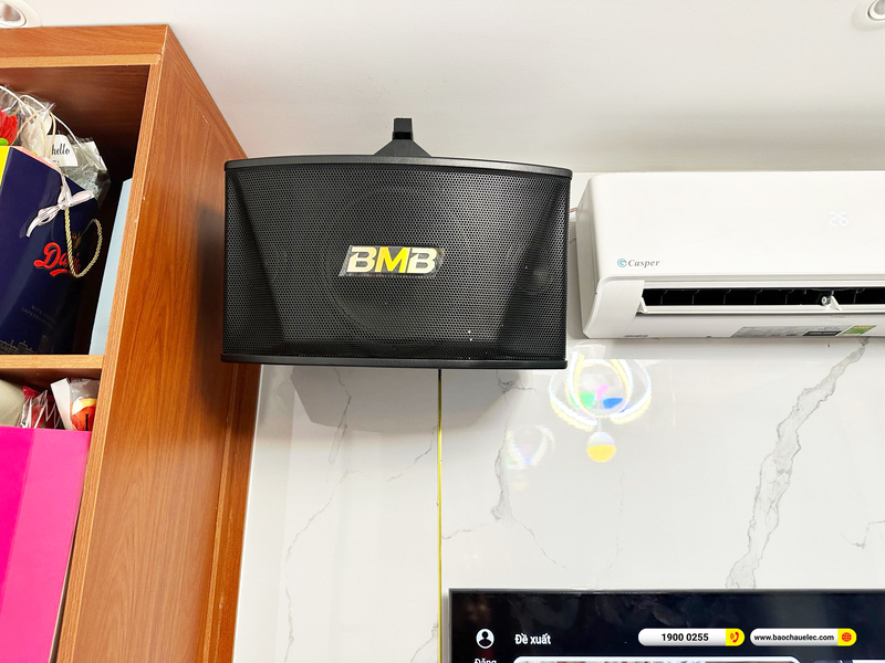 Lắp đặt dàn karaoke BMB hơn 46tr cho anh Thịnh ở TPHCM