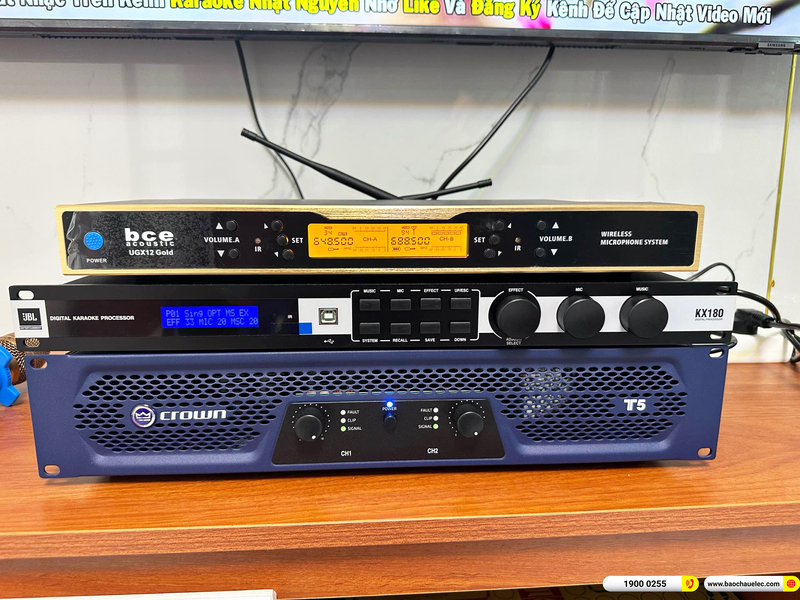 Lắp đặt dàn karaoke BMB hơn 46tr cho anh Thịnh ở TPHCM