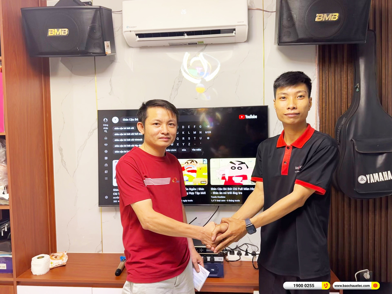 Lắp đặt dàn karaoke BMB hơn 46tr cho anh Thịnh ở TPHCM