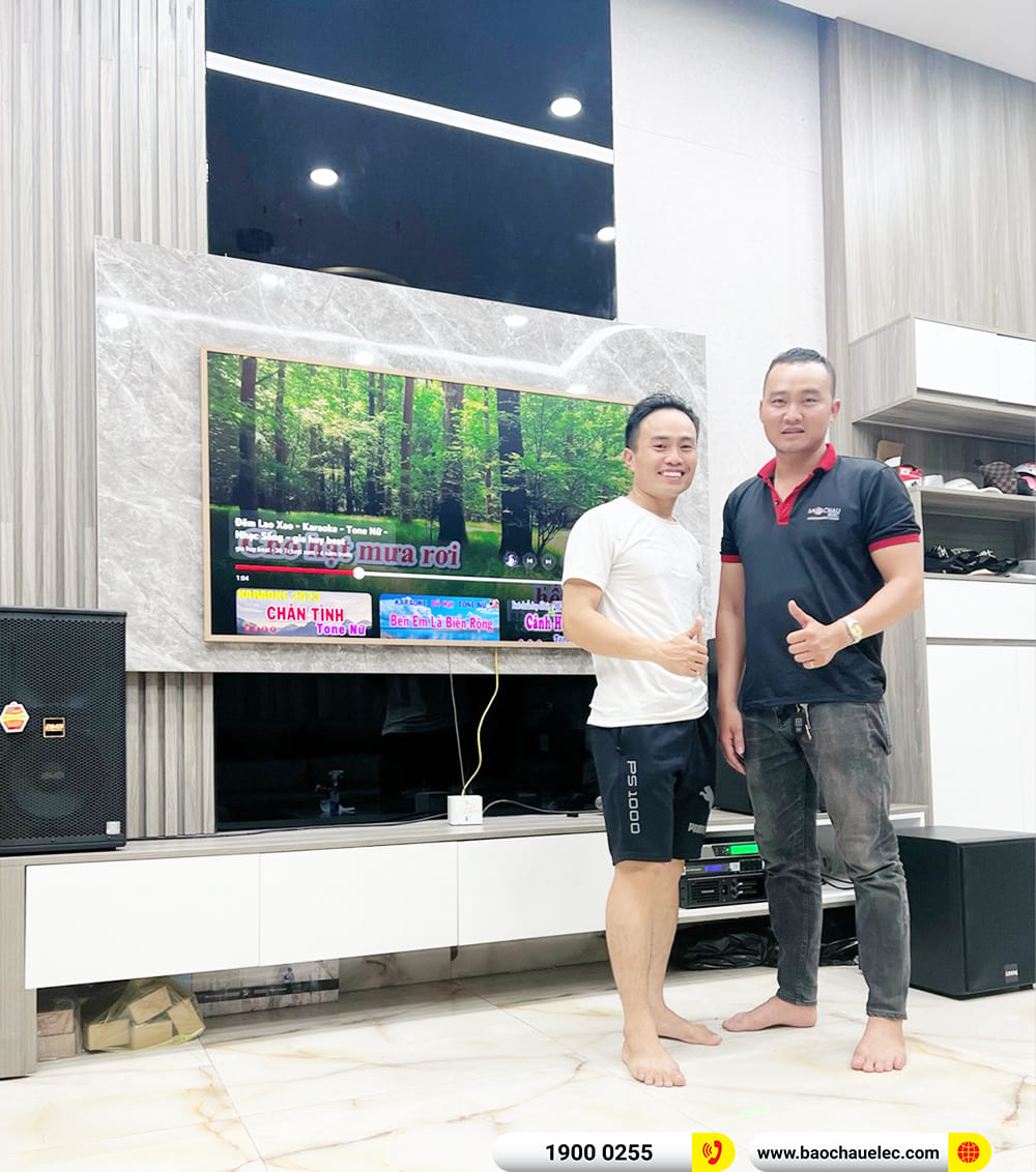 Lắp đặt dàn karaoke BMB gần 49tr cho anh Thọ ở TPHCM