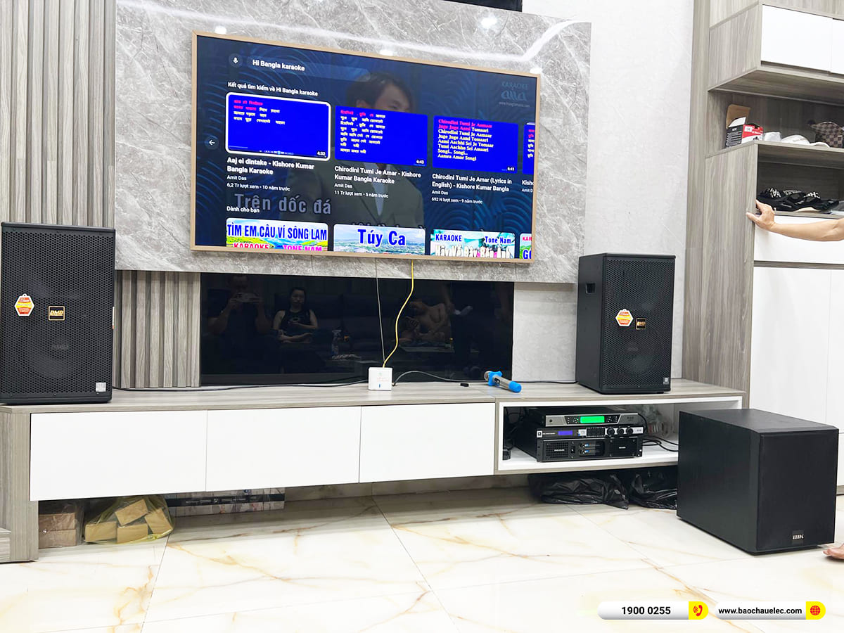 Lắp đặt dàn karaoke BMB gần 49tr cho anh Thọ ở TPHCM