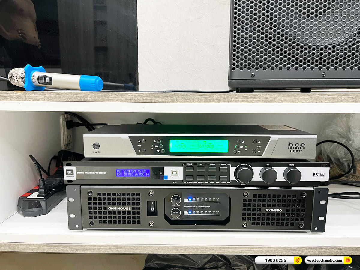 Lắp đặt dàn karaoke BMB gần 49tr cho anh Thọ ở TPHCM