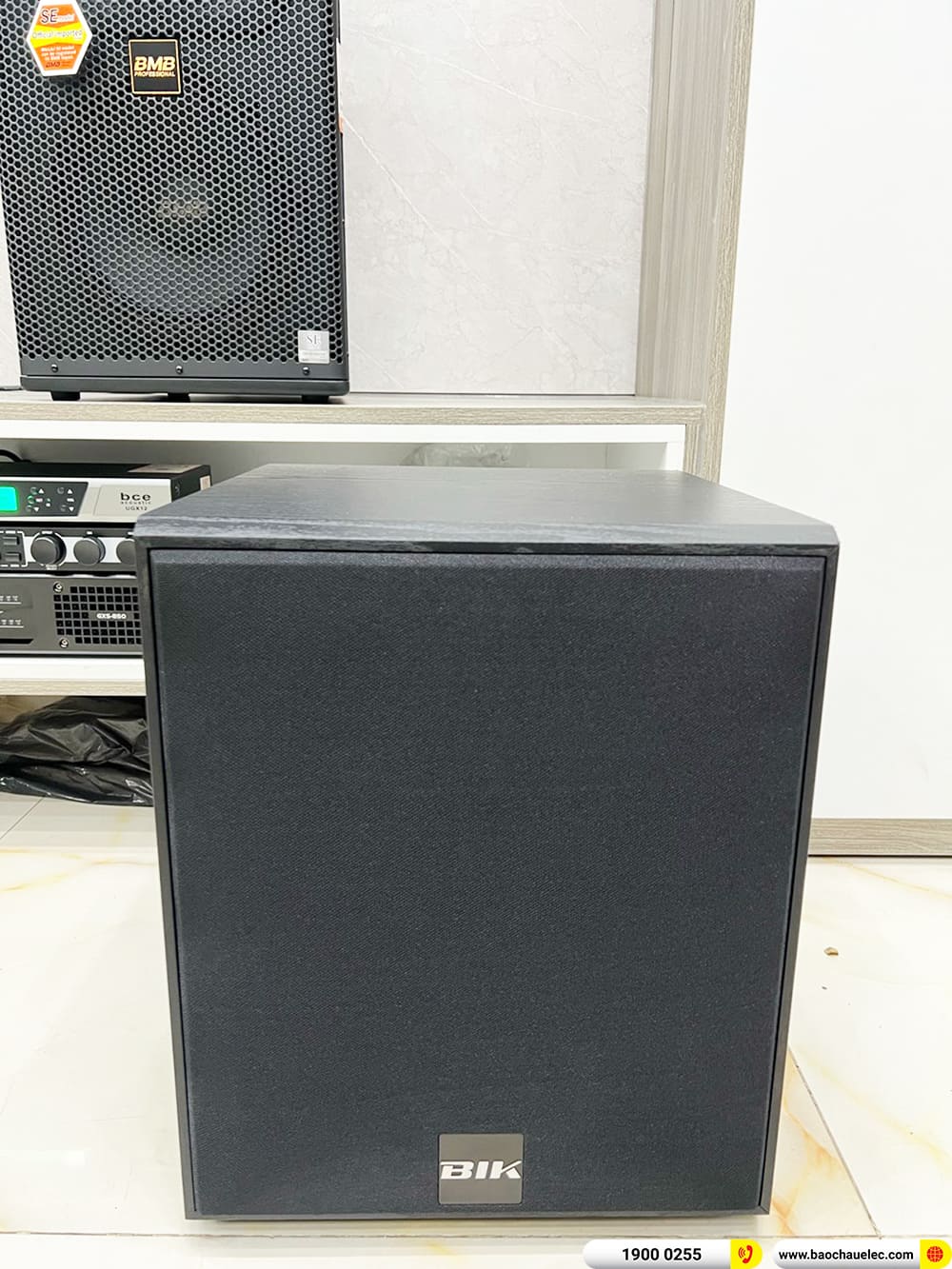 Lắp đặt dàn karaoke BMB gần 49tr cho anh Thọ ở TPHCM