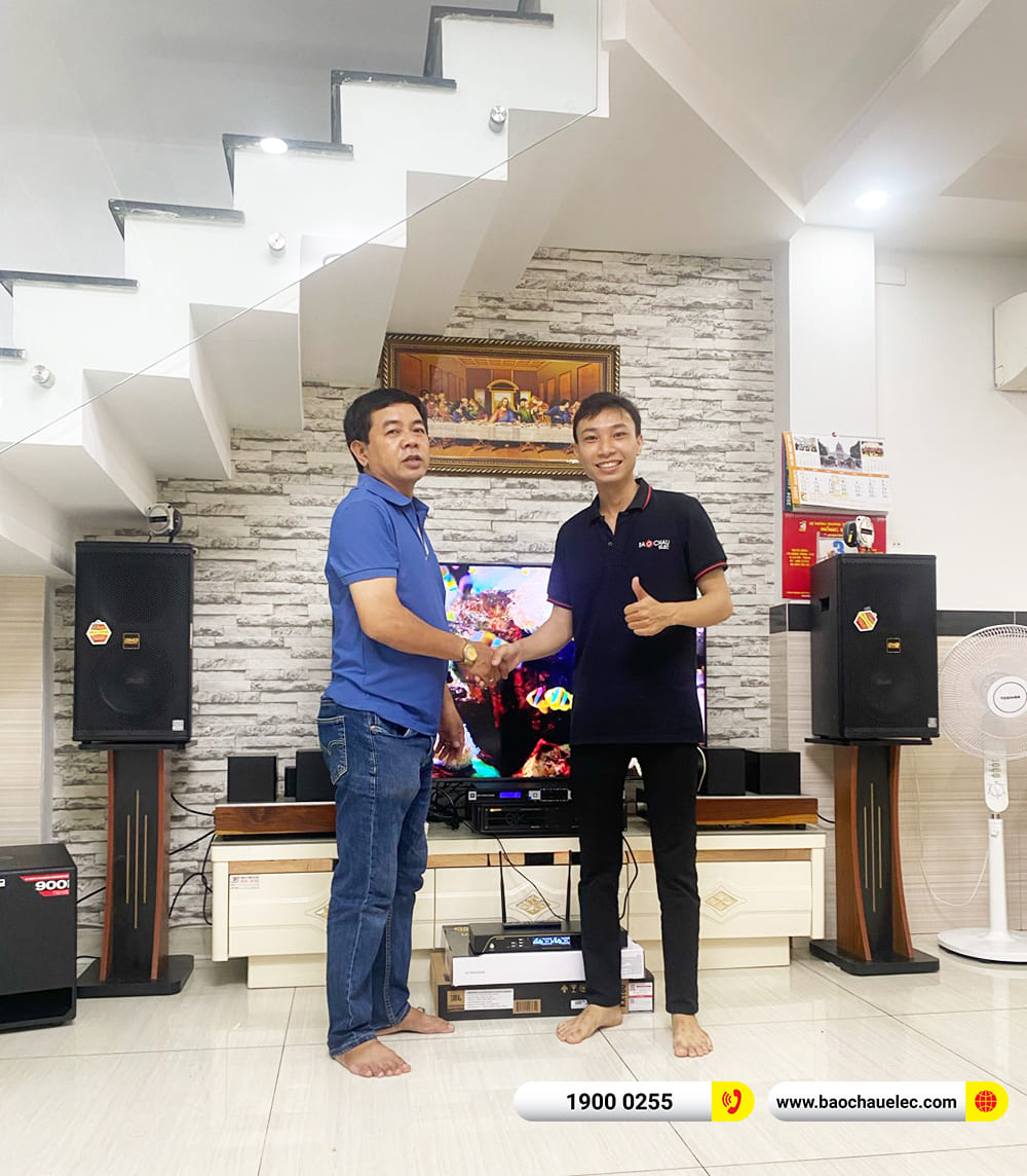 Lắp đặt dàn karaoke BMB gần 50tr cho anh Thu ở TPHCM