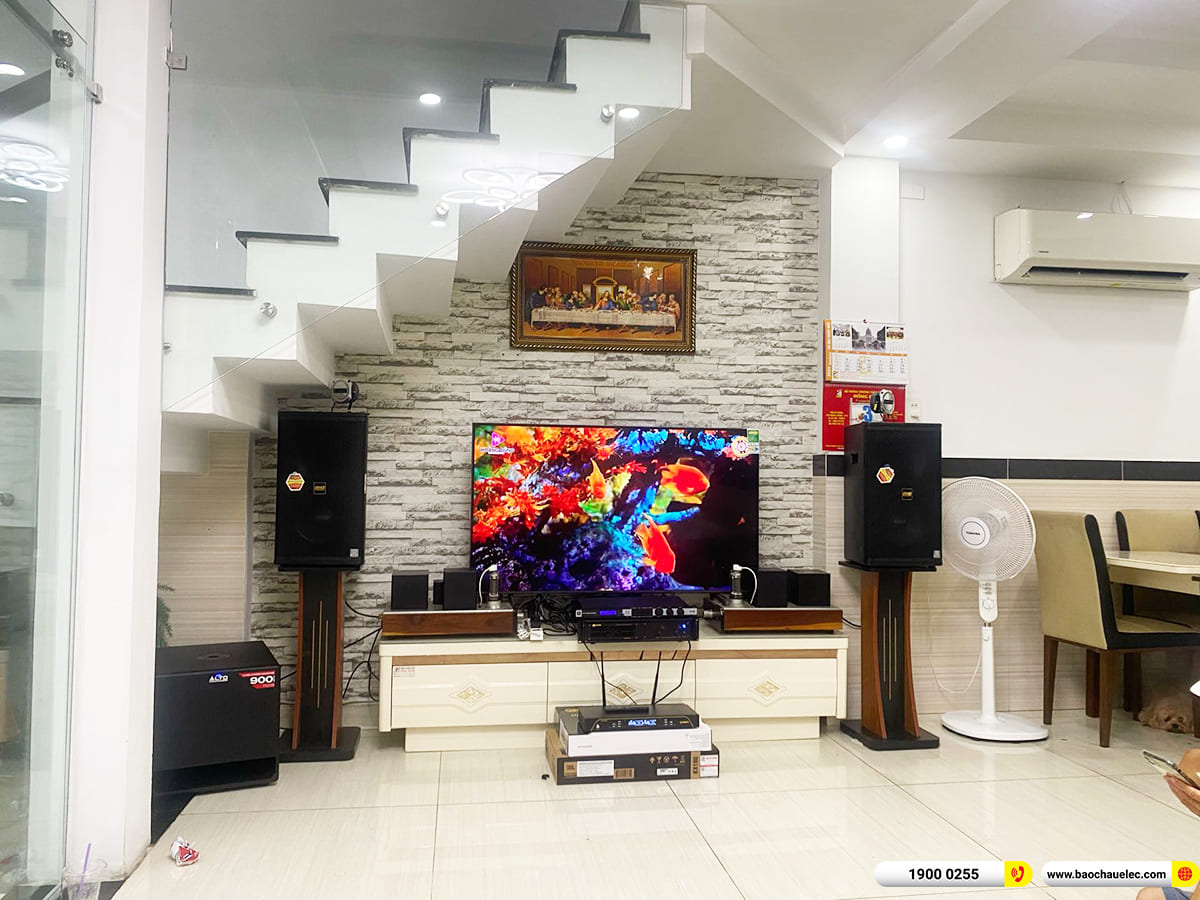 Lắp đặt dàn karaoke BMB gần 50tr cho anh Thu ở TPHCM