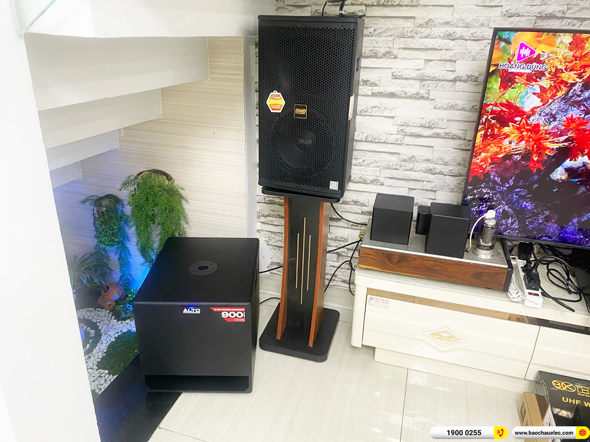 Lắp đặt dàn karaoke BMB gần 50tr cho anh Thu ở TPHCM