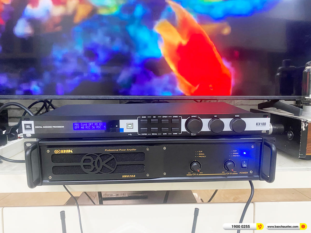 Lắp đặt dàn karaoke BMB gần 50tr cho anh Thu ở TPHCM