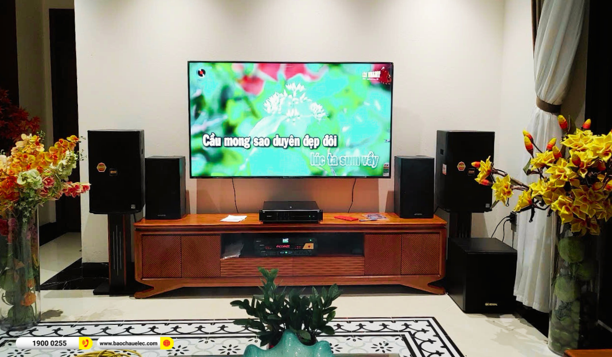 Lắp đặt d&agrave;n karaoke BMB gần 65 triệu cho anh Thường tại Thanh H&oacute;a