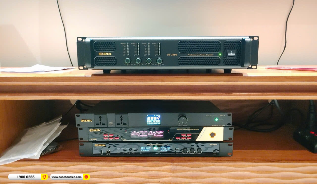 Lắp đặt d&agrave;n karaoke BMB gần 65 triệu cho anh Thường tại Thanh H&oacute;a