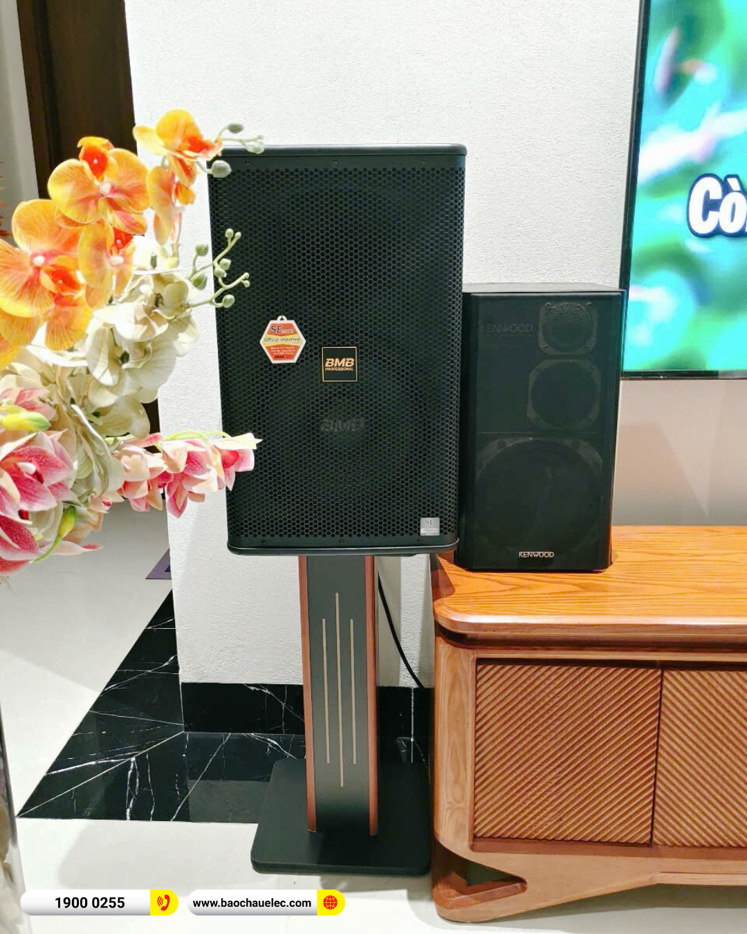 Lắp đặt d&agrave;n karaoke BMB gần 65 triệu cho anh Thường tại Thanh H&oacute;a