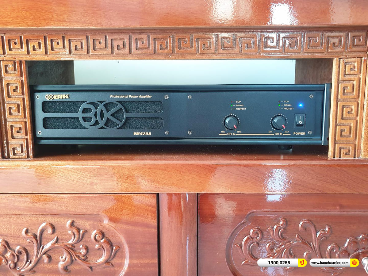 Lắp đặt dàn karaoke BMB hơn 32tr cho anh Trang ở Bà Rịa Vũng Tàu