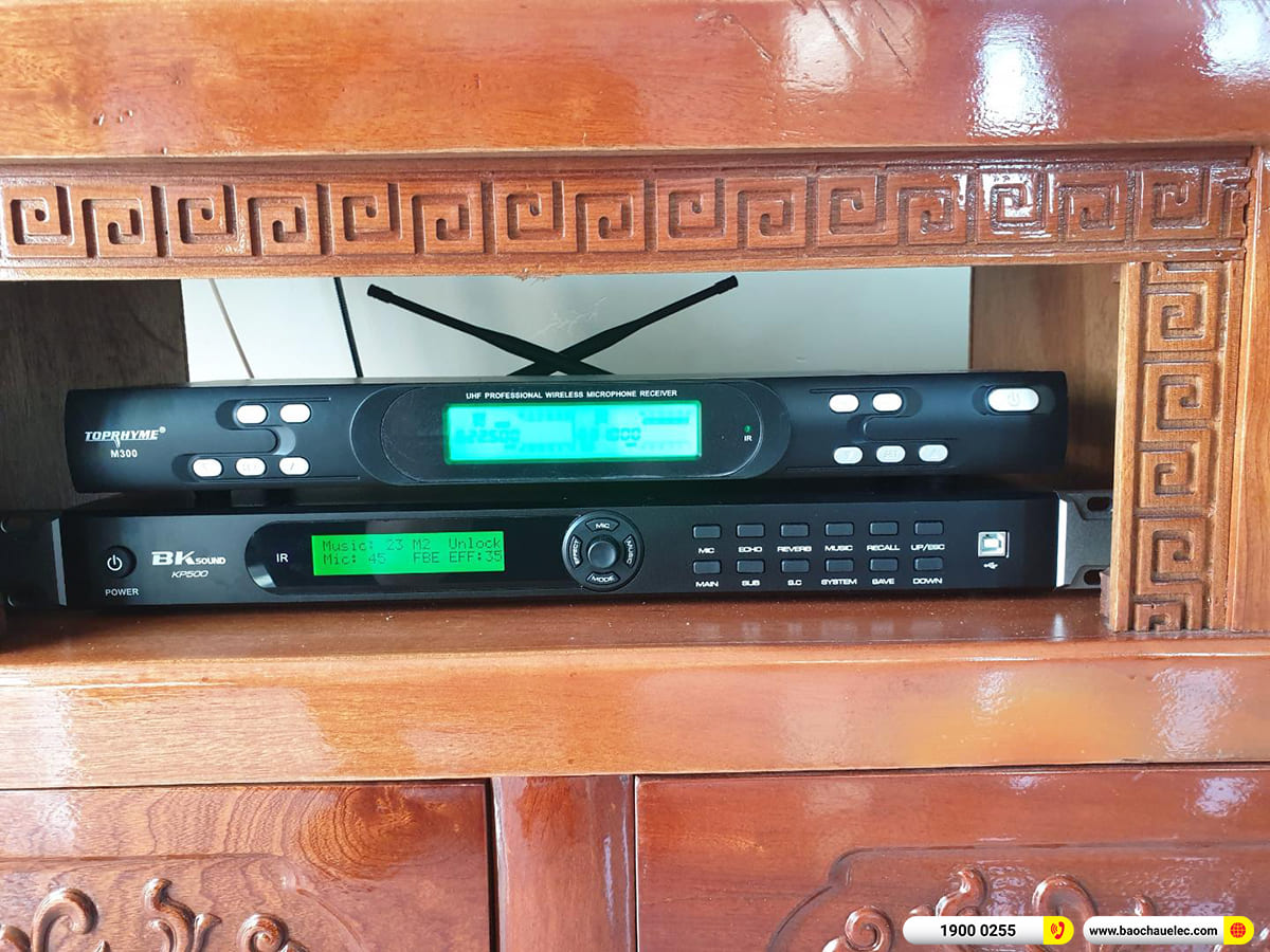 Lắp đặt dàn karaoke BMB hơn 32tr cho anh Trang ở Bà Rịa Vũng Tàu