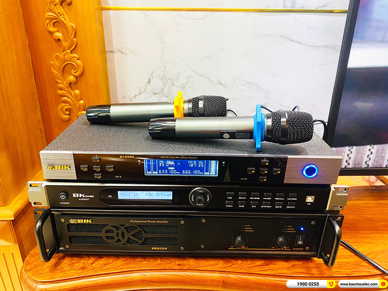 Lắp đặt dàn karaoke BMB gần 35tr cho anh Tuyến ở Hải Phòng