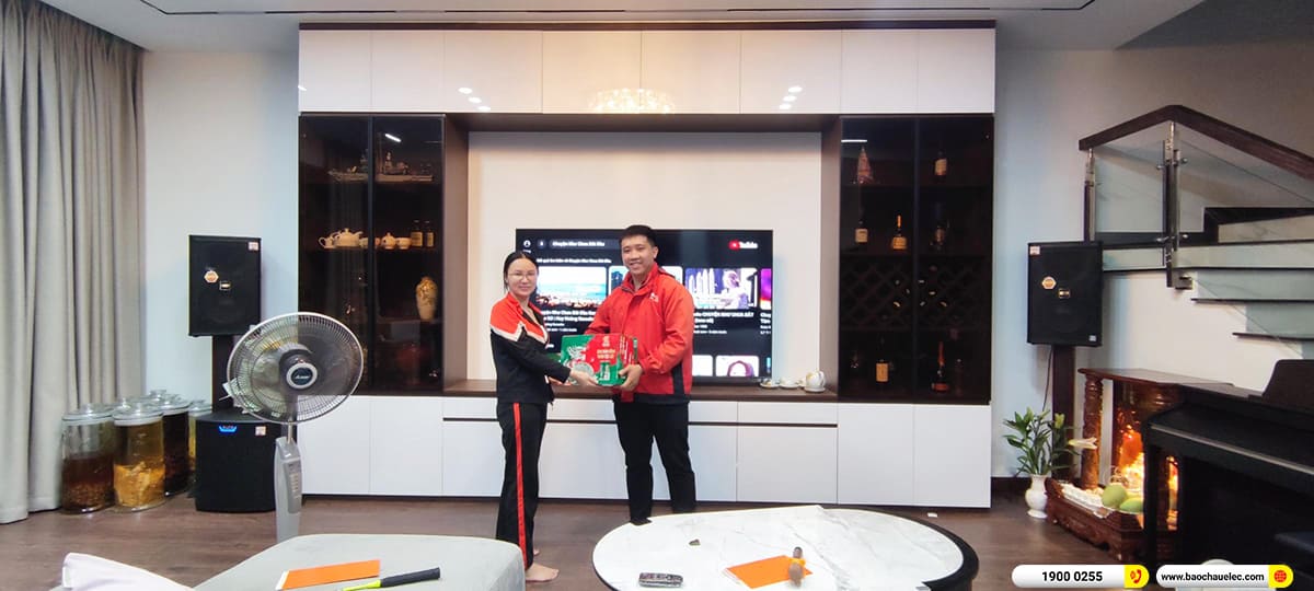 Lắp đặt d&agrave;n karaoke BMB gần 70tr cho chị Thủy ở TPHCM