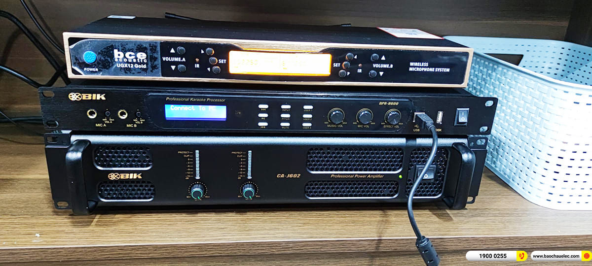 Lắp đặt d&agrave;n karaoke BMB gần 70tr cho chị Thủy ở TPHCM
