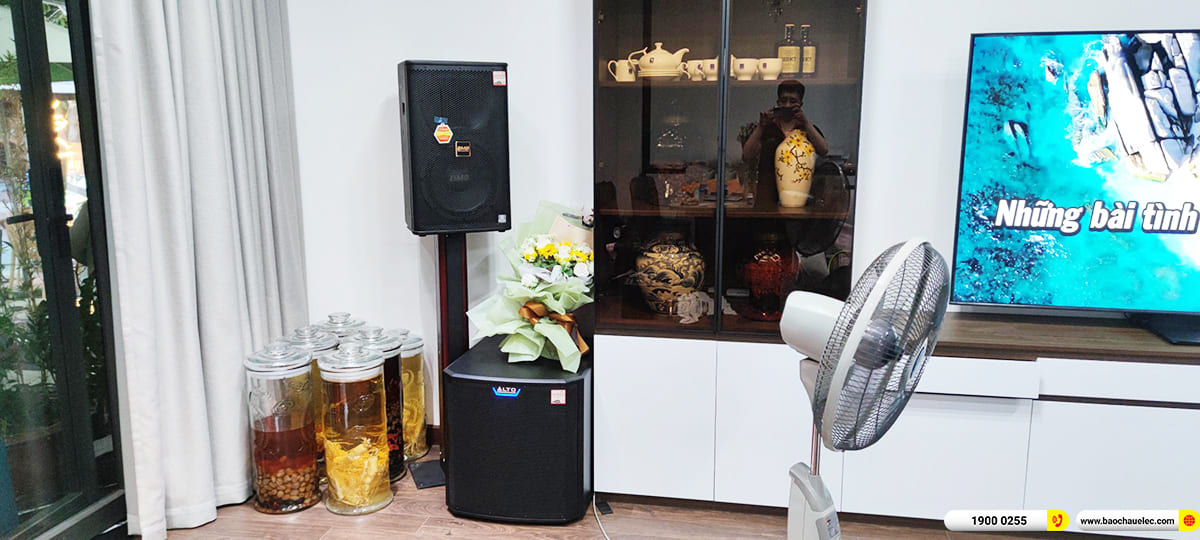 Lắp đặt d&agrave;n karaoke BMB gần 70tr cho chị Thủy ở TPHCM