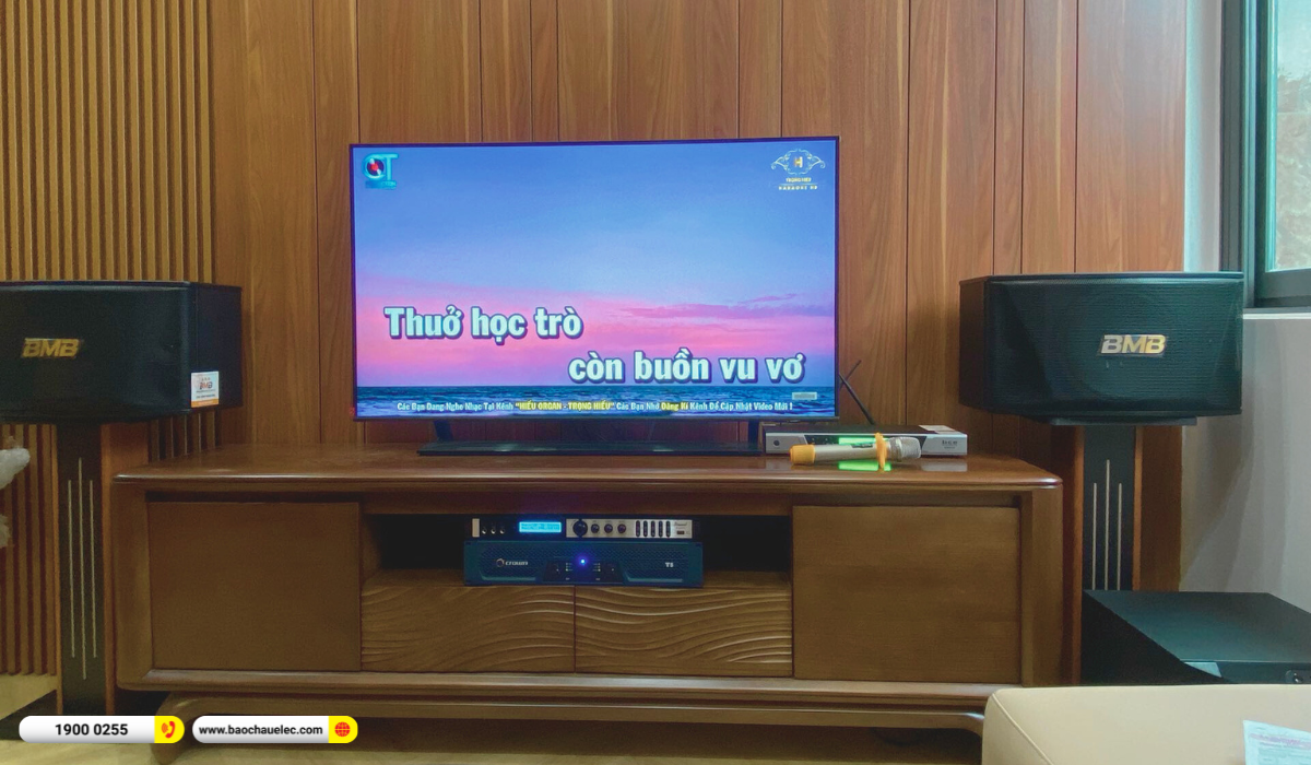Lắp đặt d&agrave;n karaoke BMB gần 41tr cho anh Tuấn Anh tại Vũng T&agrave;u