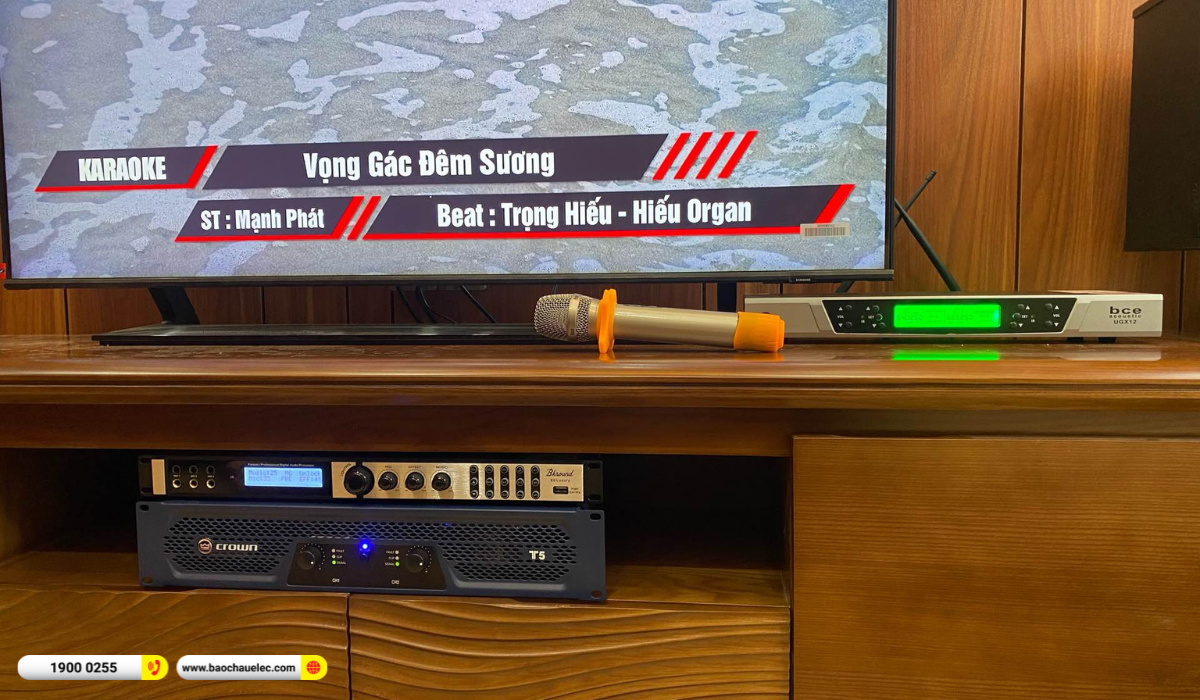 Lắp đặt d&agrave;n karaoke BMB gần 41tr cho anh Tuấn Anh tại Vũng T&agrave;u