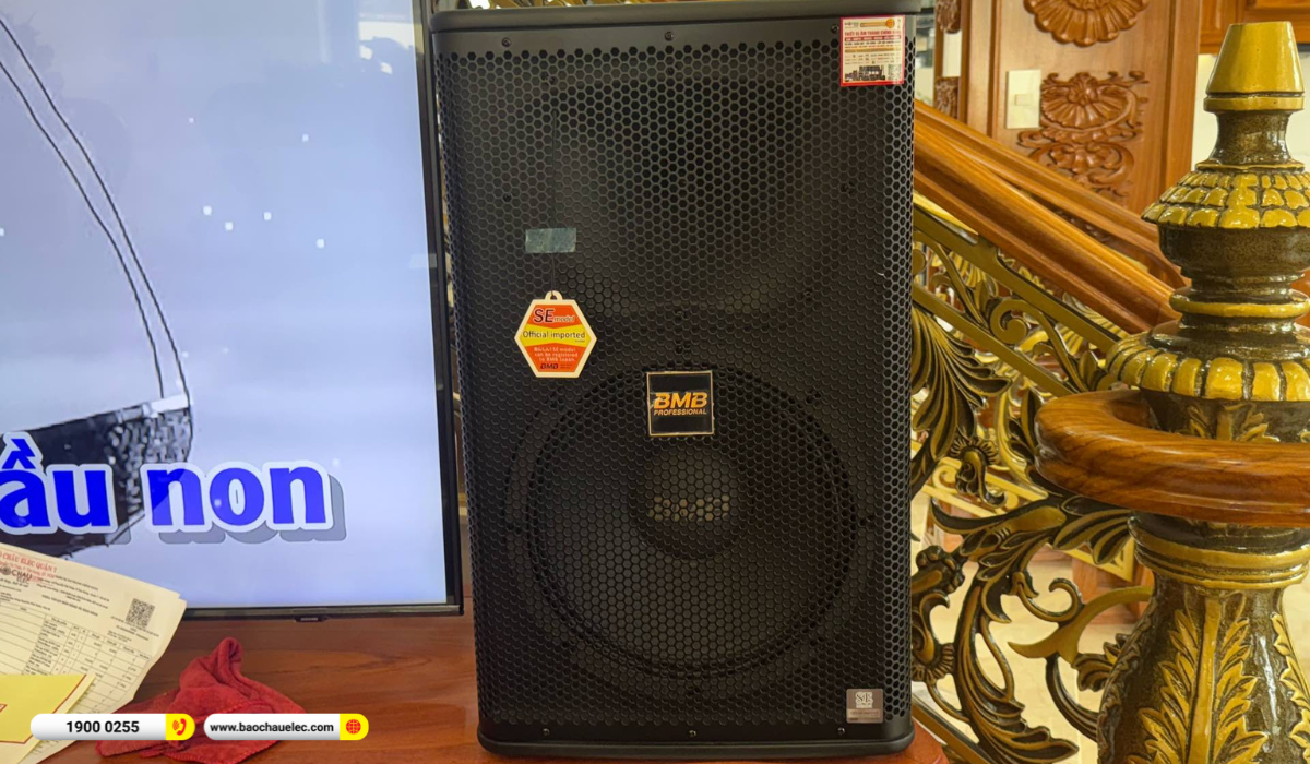 Lắp đặt d&agrave;n karaoke BMB gần 58tr cho anh Hiển tại TP HCM