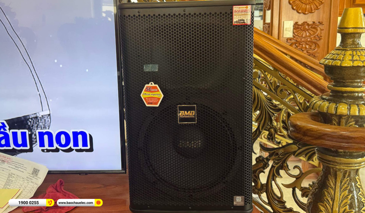 Lắp đặt d&agrave;n karaoke BMB gần 58tr cho anh Hiển tại TP HCM