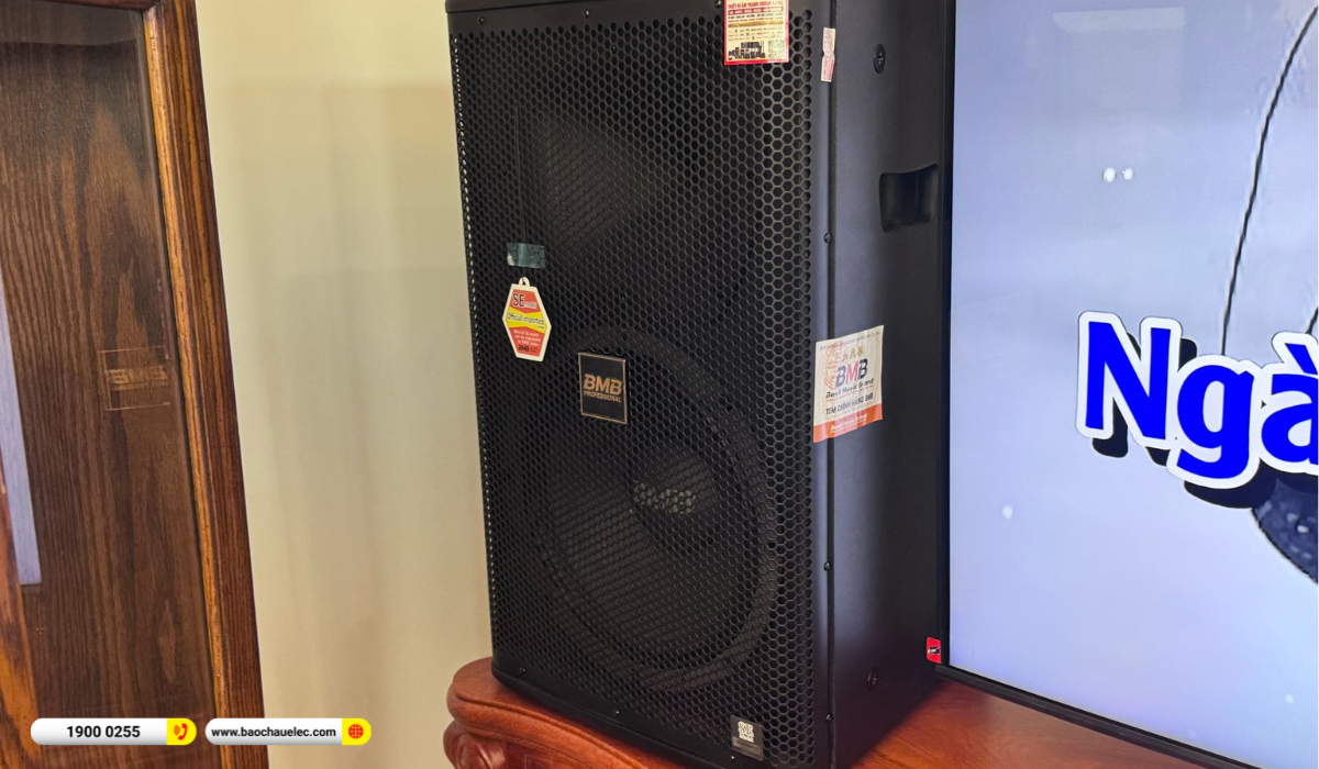 Lắp đặt d&agrave;n karaoke BMB gần 58tr cho anh Hiển tại TP HCM