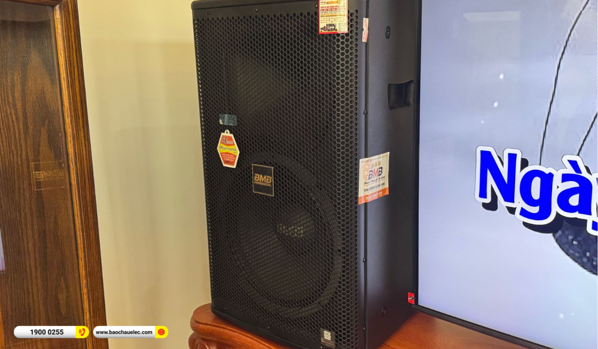 Lắp đặt d&agrave;n karaoke BMB gần 58tr cho anh Hiển tại TP HCM