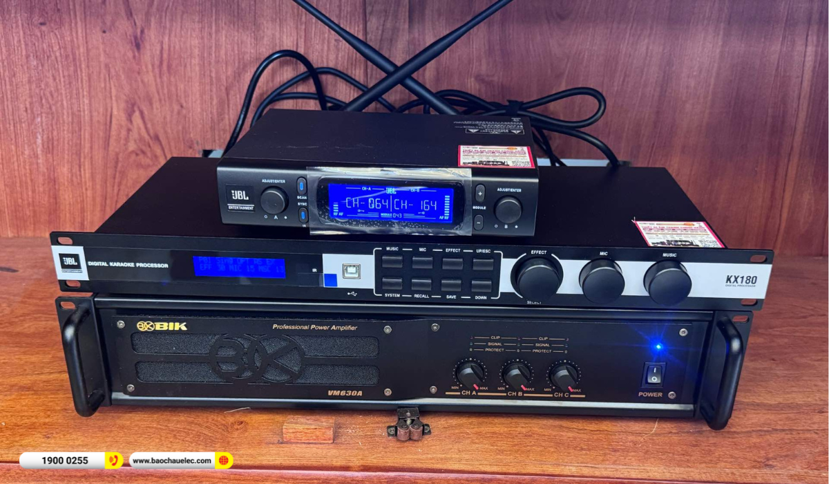 Lắp đặt d&agrave;n karaoke BMB gần 58tr cho anh Hiển tại TP HCM