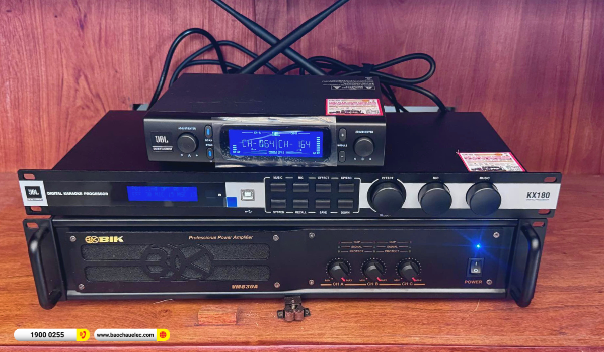 Lắp đặt d&agrave;n karaoke BMB gần 58tr cho anh Hiển tại TP HCM