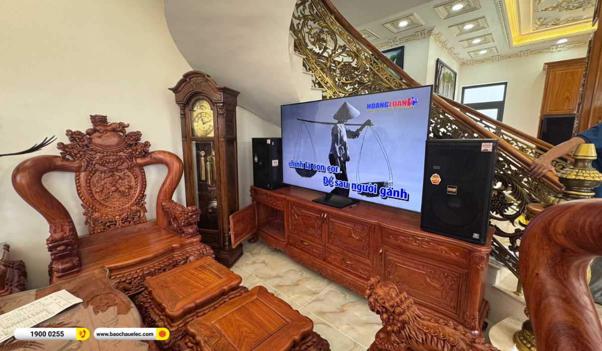 Lắp đặt d&agrave;n karaoke BMB gần 58tr cho anh Hiển tại TP HCM