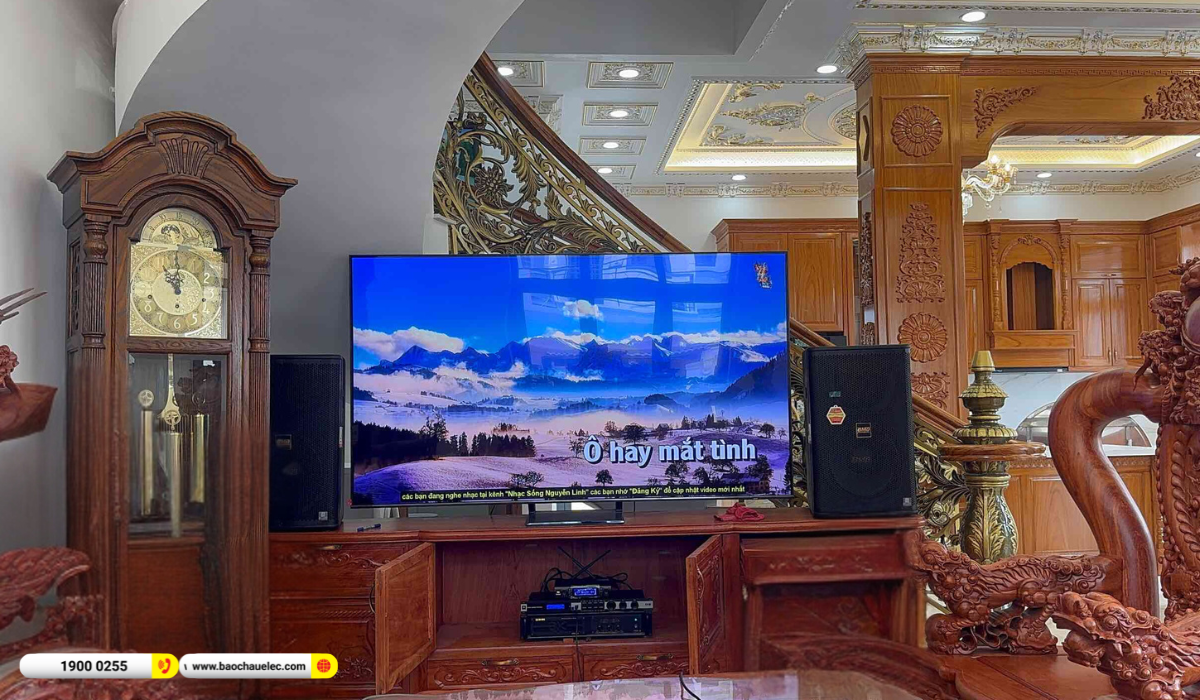 Lắp đặt d&agrave;n karaoke BMB gần 58tr cho anh Hiển tại TP HCM