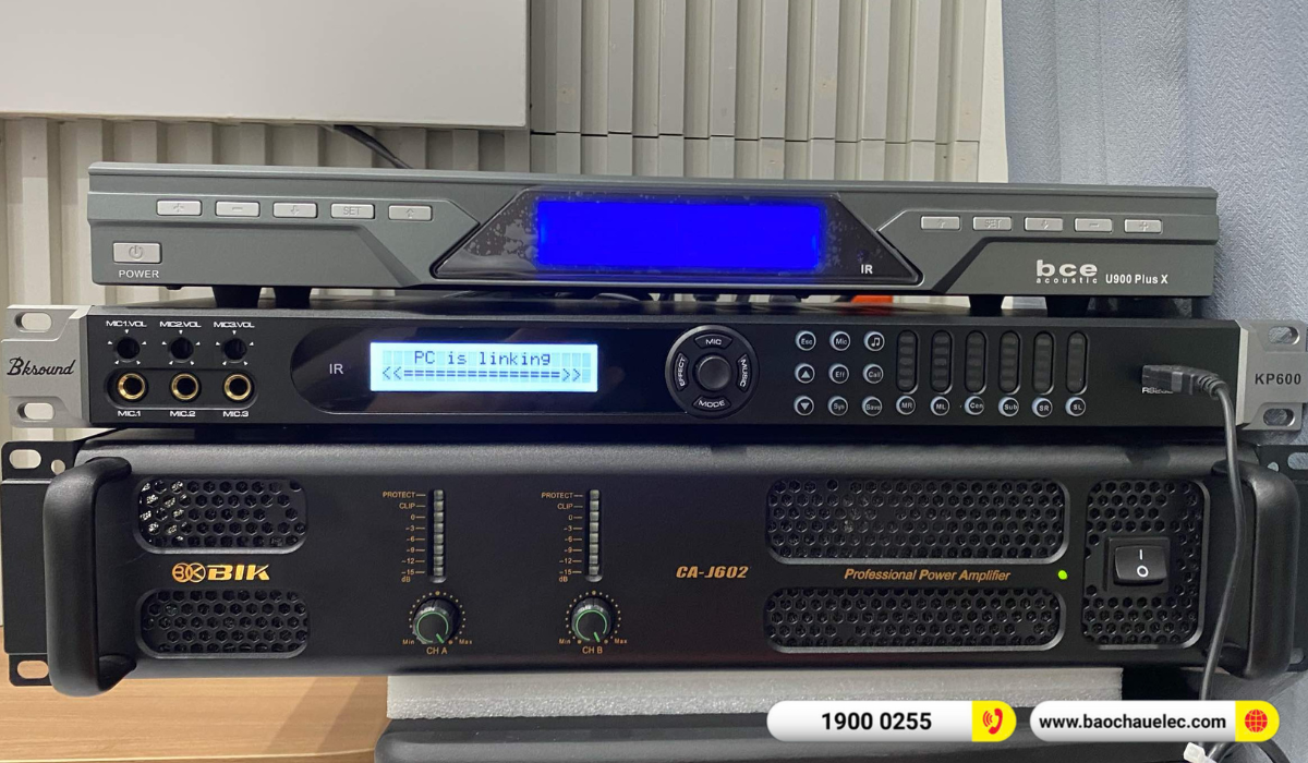 Lắp đặt d&agrave;n karaoke BMB hơn 37tr cho chị Thu tại Hải Dương