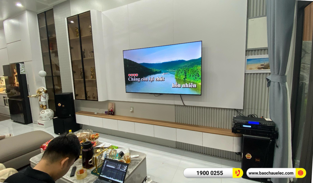 Lắp đặt d&agrave;n karaoke BMB hơn 37tr cho chị Thu tại Hải Dương