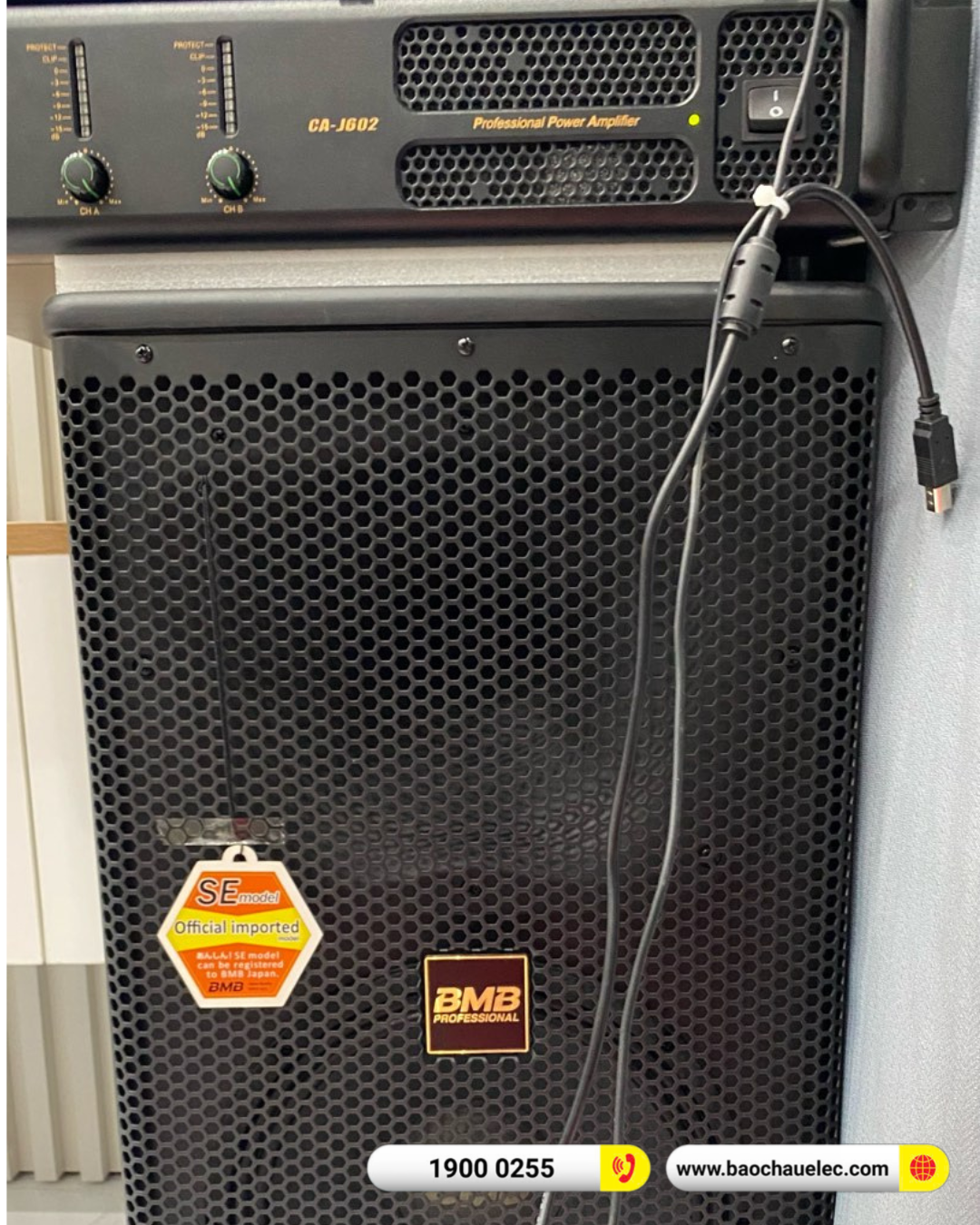 Lắp đặt d&agrave;n karaoke BMB hơn 37tr cho chị Thu tại Hải Dương