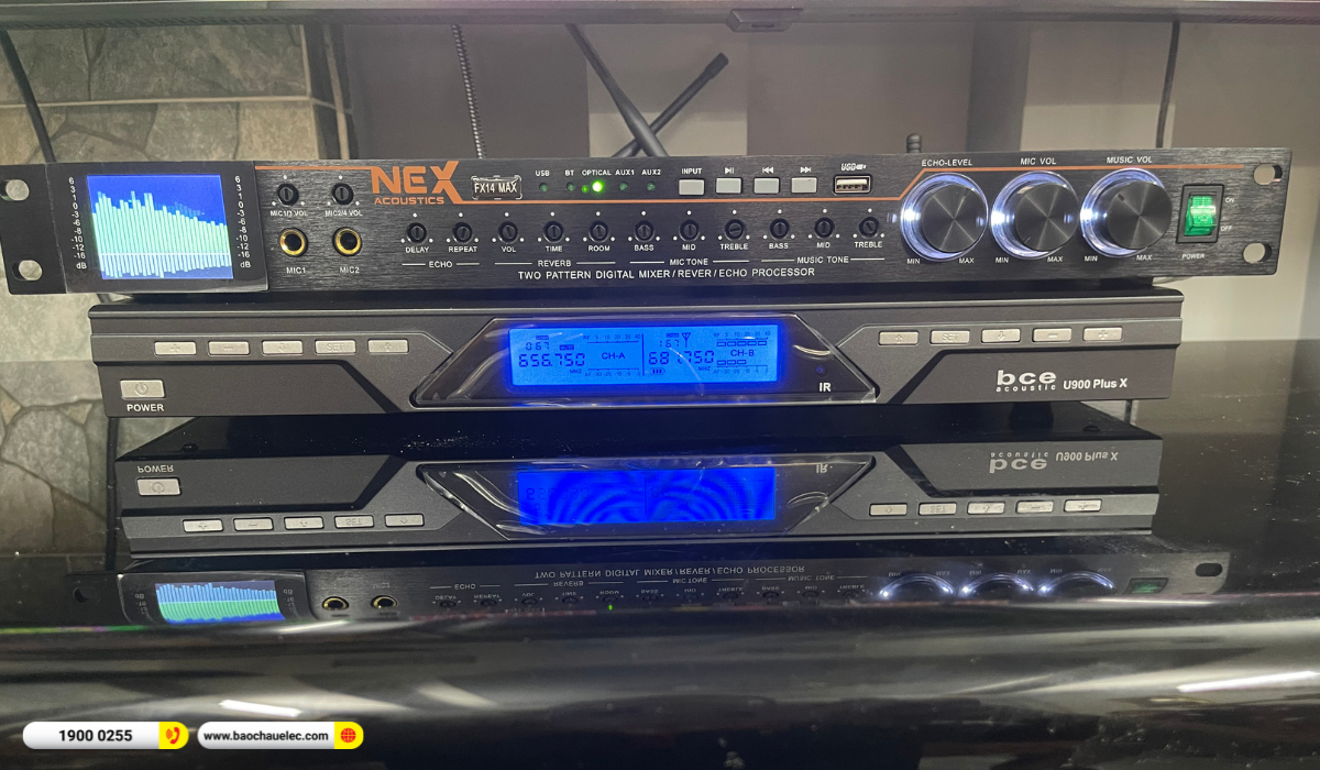 Lắp đặt d&agrave;n karaoke BMB hơn 40tr cho anh Lựu tại TP HCM