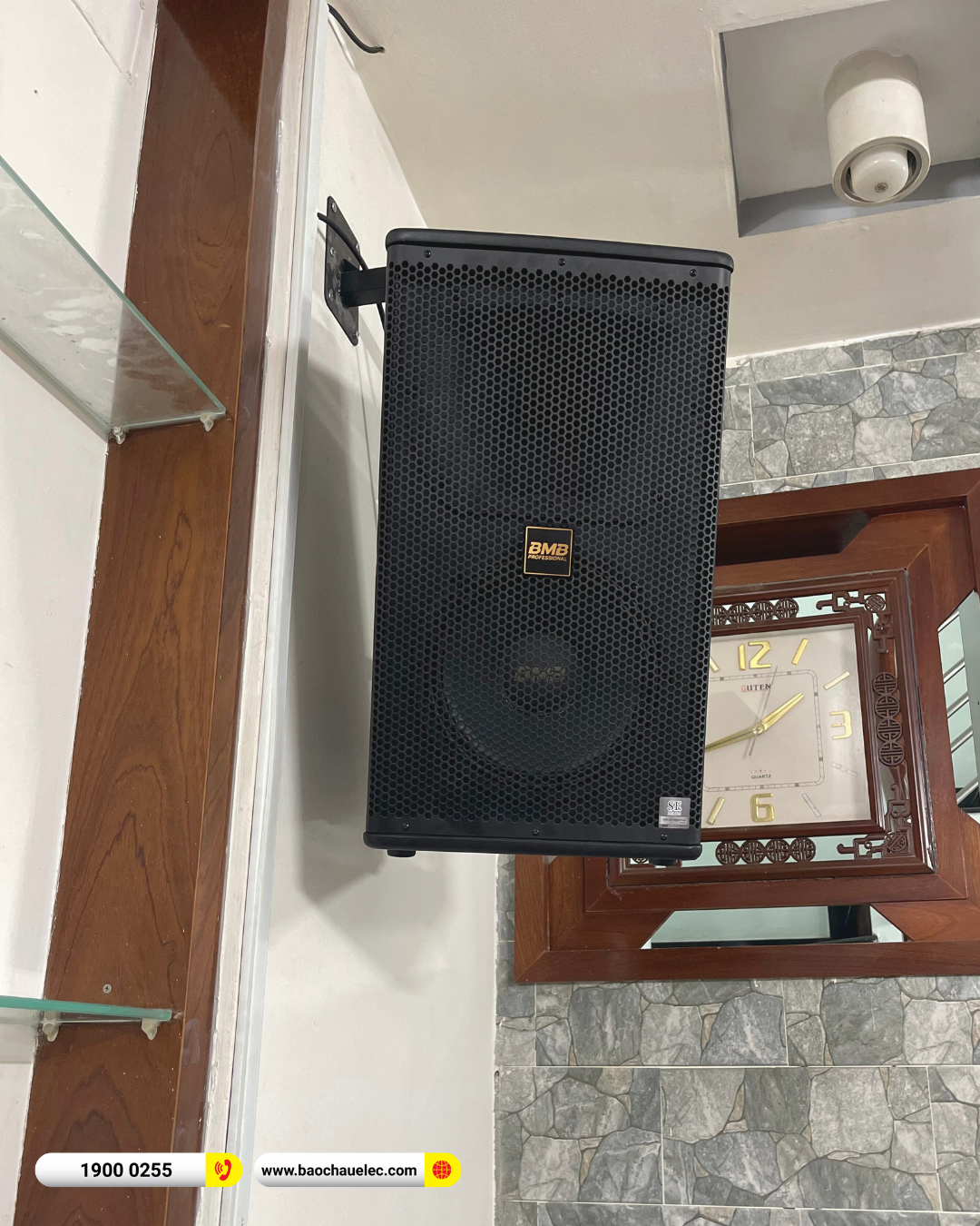 Lắp đặt d&agrave;n karaoke BMB hơn 40tr cho anh Lựu tại TP HCM