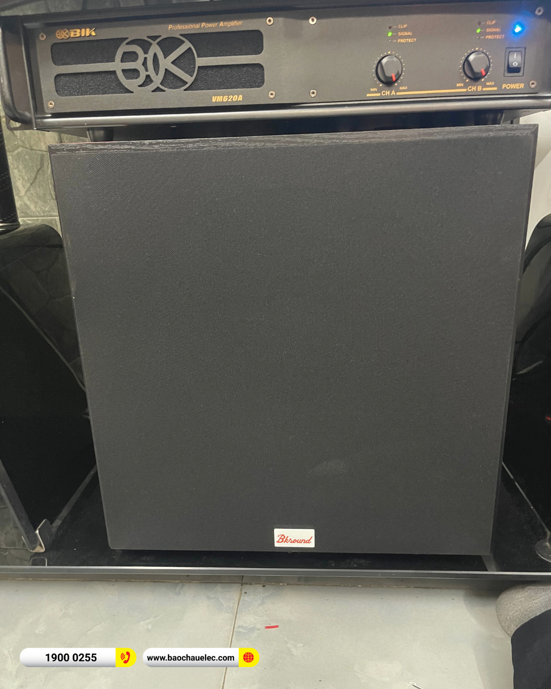Lắp đặt d&agrave;n karaoke BMB hơn 40tr cho anh Lựu tại TP HCM