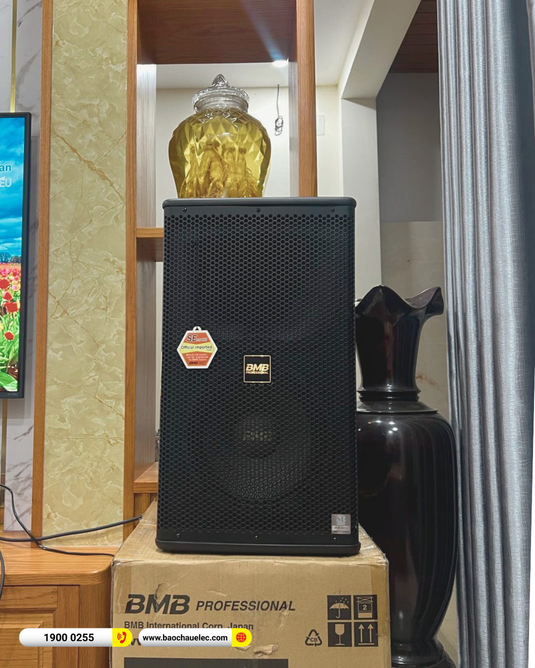 Lắp đặt d&agrave;n karaoke BMB hơn 46tr cho anh Ho&agrave;i tại TP HCM