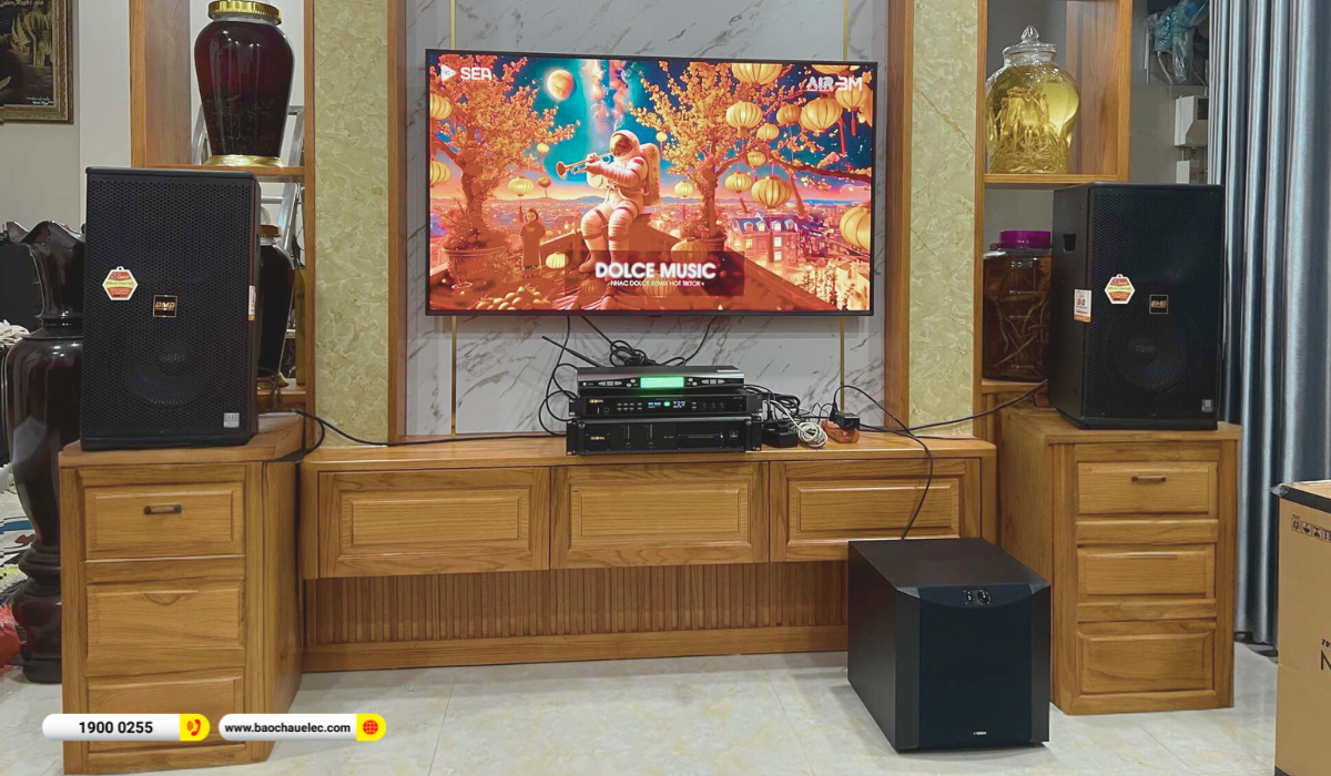 Lắp đặt d&agrave;n karaoke BMB hơn 46tr cho anh Ho&agrave;i tại TP HCM