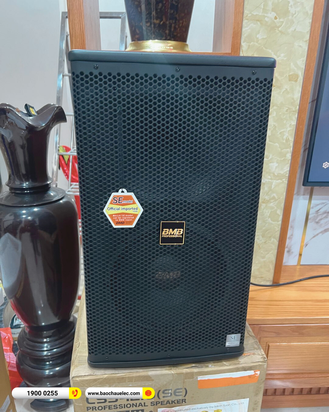 Lắp đặt d&agrave;n karaoke BMB hơn 46tr cho anh Ho&agrave;i tại TP HCM